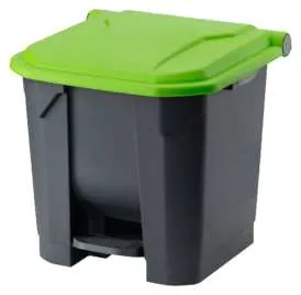 Düz Kapaklı Çöp Kovası 30 Litre - İç Kovalı